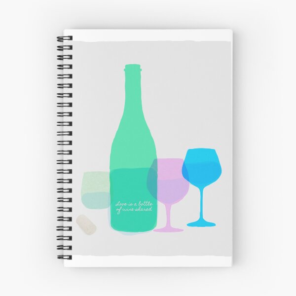 Item preview, Love is a bottle of wine shared designed and sold by Asterisk-a.