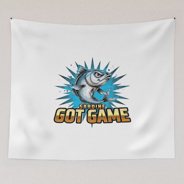 Item preview, Sardine Has What It Takes Cartoon Graphic designed and sold by ColeLaniTrading.