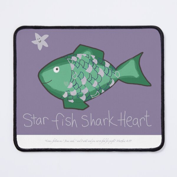 Item preview, Star fish shark heart Matt 4:19 designed and sold by Hephzibahlove.