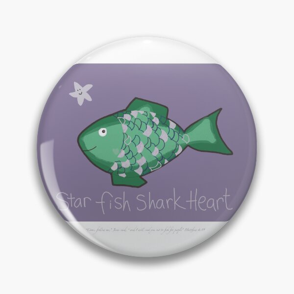 Item preview, Star fish shark heart Matt 4:19 designed and sold by Hephzibahlove.