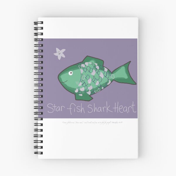 Item preview, Star fish shark heart Matt 4:19 designed and sold by Hephzibahlove.