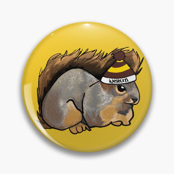 Item preview, Squirrel in a Western Michigan University Hat designed and sold by Chaotic-Koala.