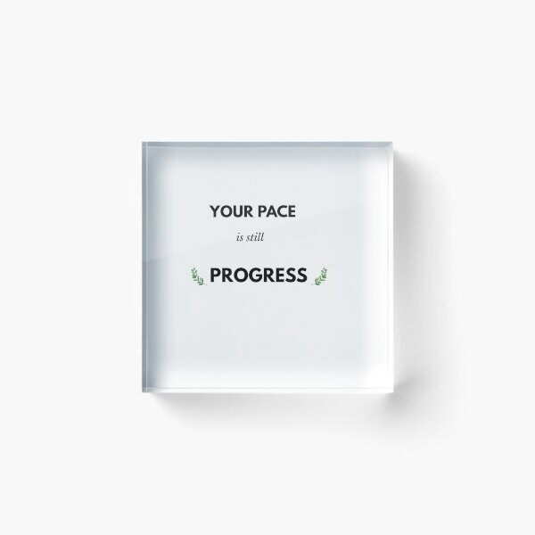 Item preview, Your Pace Is Still Progress | Minimalist Inspirational Typography designed and sold by HugInWords.