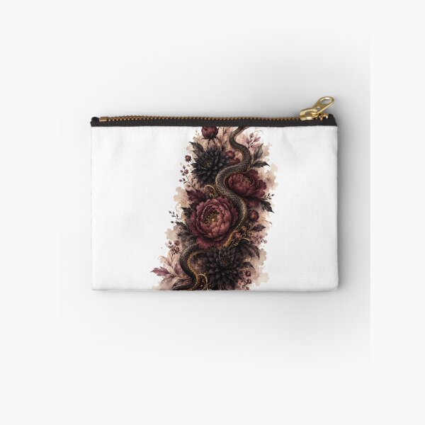 Item preview, Serpent and Dark Florals — Gothic Dark Feminine Art designed and sold by DreamelleStudio.
