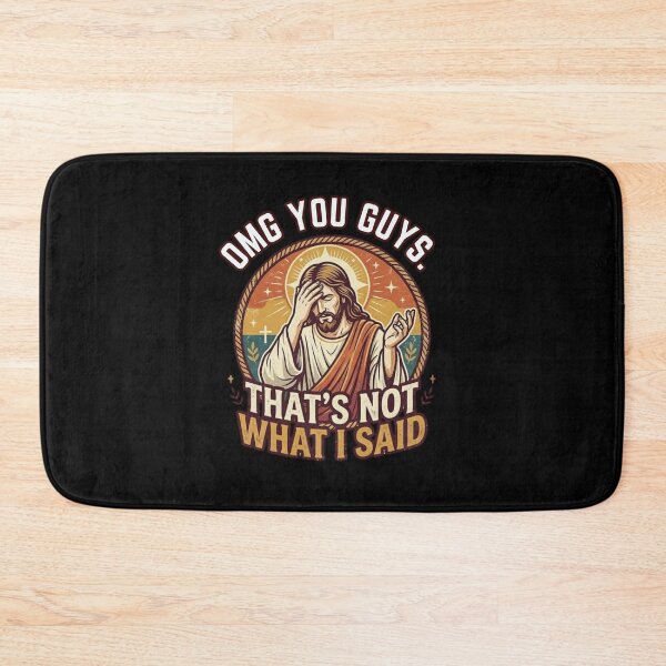 Item preview, Jesus Facepalm - OMG You Guys Thats Not What I Said Retro Humorous Saying designed and sold by EverClassic.
