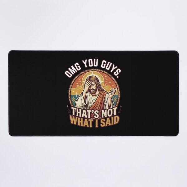 Item preview, Jesus Facepalm - OMG You Guys Thats Not What I Said Retro Humorous Saying designed and sold by EverClassic.