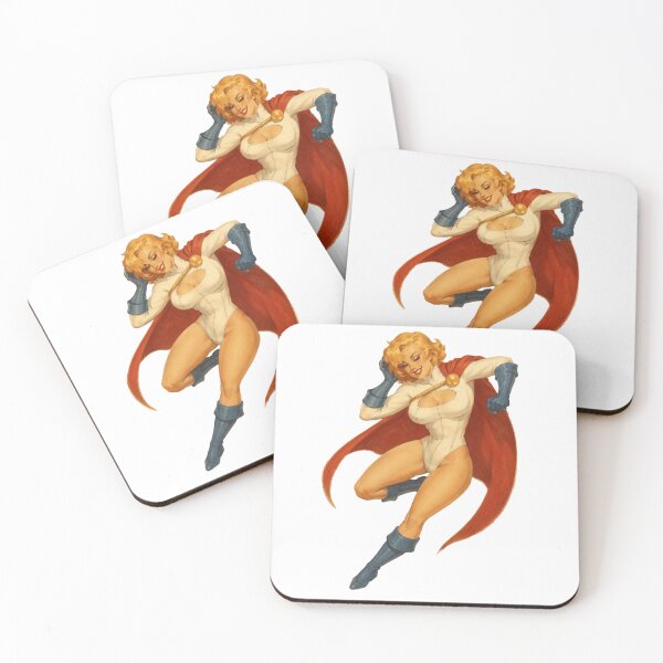 Item preview, Copy of Retro Super Heroine Pin-Up | Vintage Comic Inspired Glamour Illustration designed and sold by Cosplayvintage.