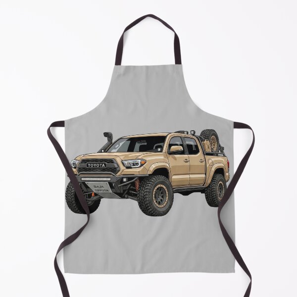 Item preview, Custom Toyota Tacoma Baja Build Sand Tan 4x4 Pickup Truck Illustration designed and sold by Motorline44.