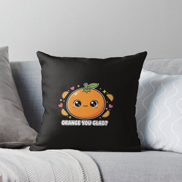 Item preview, Orange You Glad? - Kawaii Fruit Friend designed and sold by Merchifyme2000.