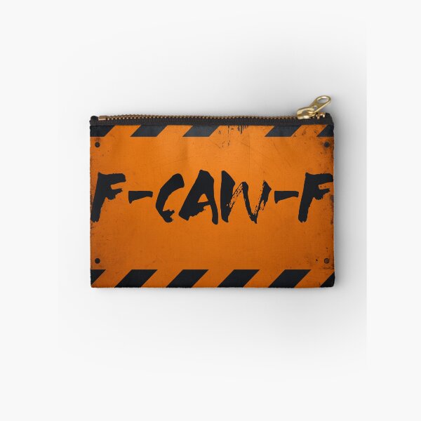 Item preview, F-CAW-F Industrial Warning Sign | Grunge Safety Graphic Streetwear designed and sold by Biedroneczka.