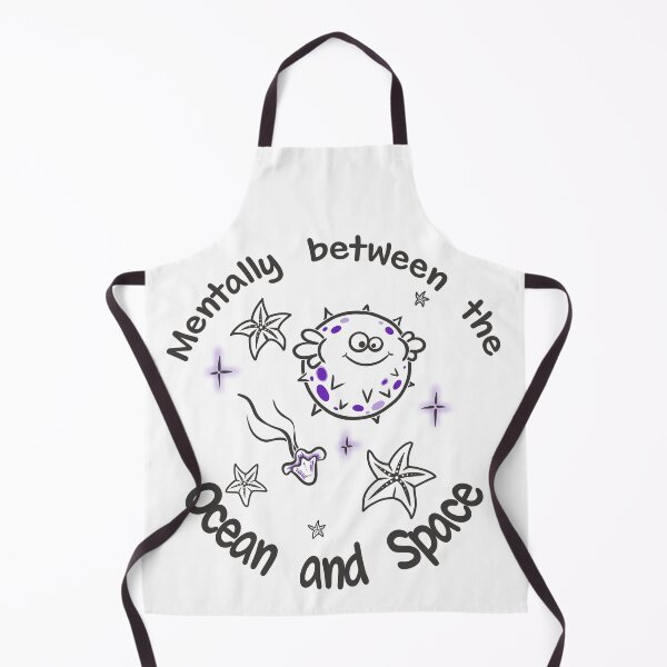 Item preview, Mentally Somewhere Between the Ocean and Space – Funny Sea Line Art designed and sold by Samaya-.