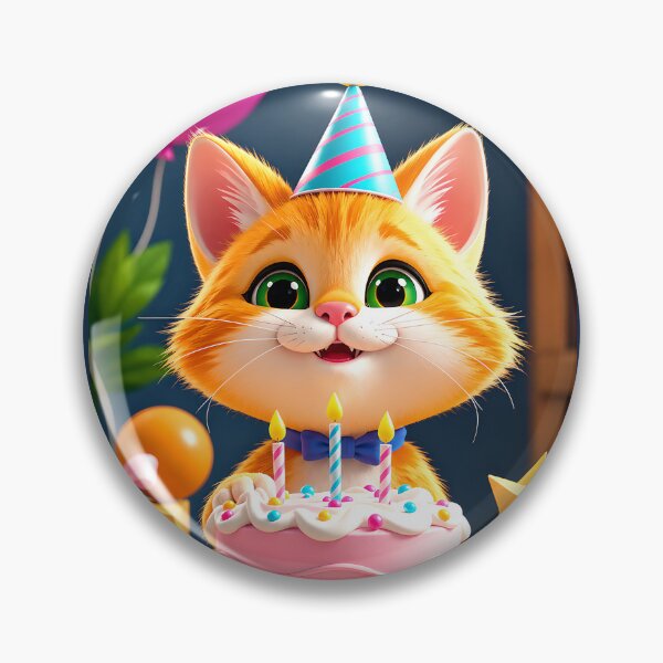 Item preview, Birthday Purrfection designed and sold by Stubblejumper Artworks.