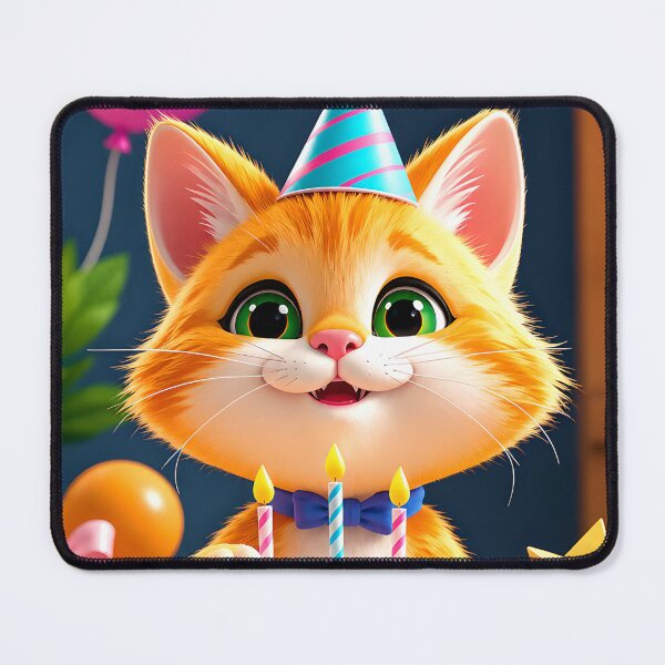 Item preview, Birthday Purrfection designed and sold by Stubblejumper Artworks.