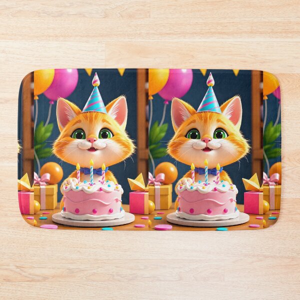 Item preview, Birthday Purrfection designed and sold by Stubblejumper Artworks.