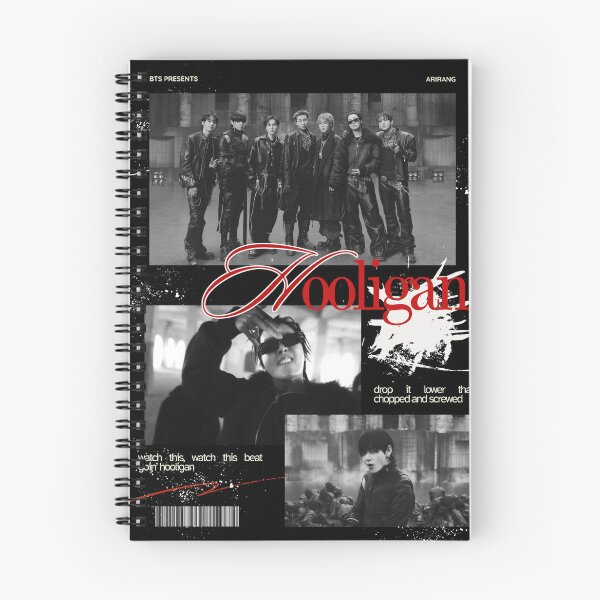 Item preview, hooligan bts lyrics aesthetic collage designed and sold by gibbianne.