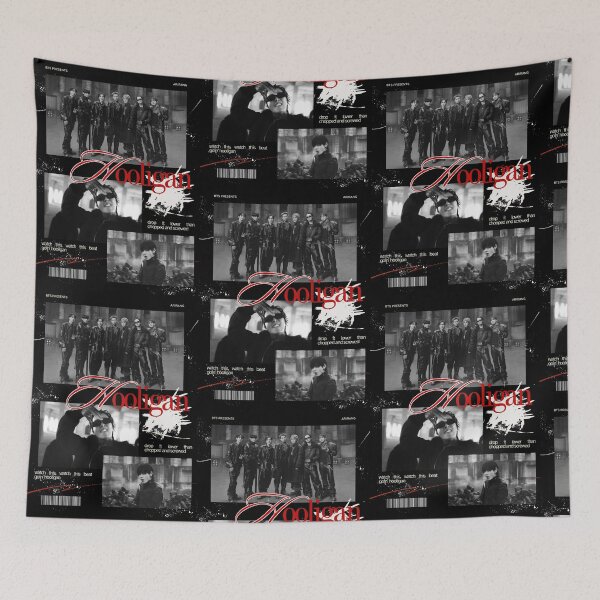 Item preview, hooligan bts lyrics aesthetic collage designed and sold by gibbianne.