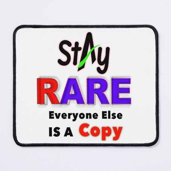 Item preview, Stay Rare, Everyone Else is a Copy, Motivational Typography Design designed and sold by T2T-ees.