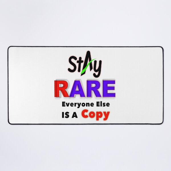 Item preview, Stay Rare, Everyone Else is a Copy, Motivational Typography Design designed and sold by T2T-ees.