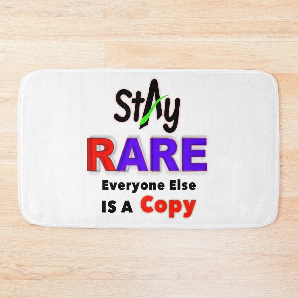 Item preview, Stay Rare, Everyone Else is a Copy, Motivational Typography Design designed and sold by T2T-ees.