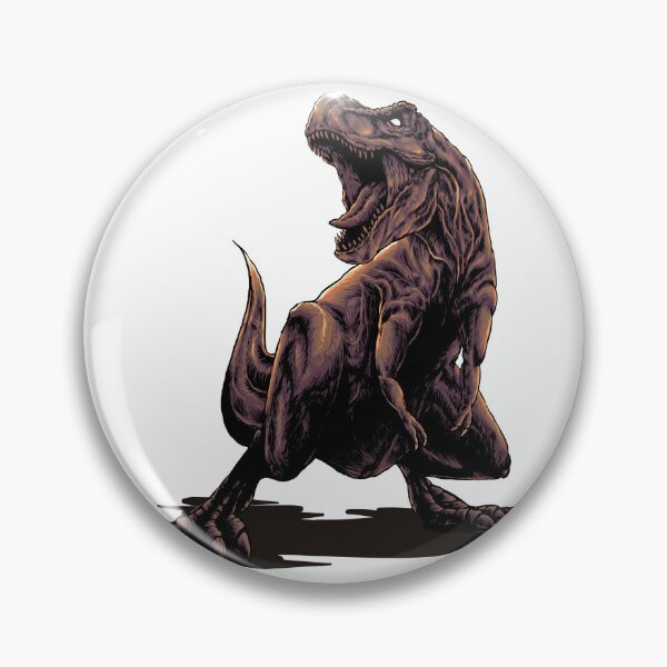 Item preview, Dark T Rex Dinosaur Silhouette Art designed and sold by Rogue Heart Collective™.