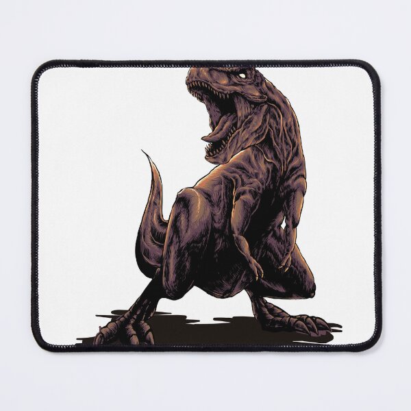 Item preview, Dark T Rex Dinosaur Silhouette Art designed and sold by Rogue Heart Collective™.