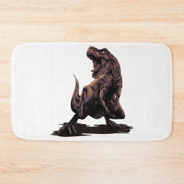 Item preview, Dark T Rex Dinosaur Silhouette Art designed and sold by Rogue Heart Collective™.
