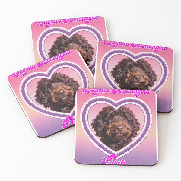 Item preview, Lagotto Romagnolo Club - Retro 90s Y2K Curly Dog Heart Poster designed and sold by Gelyane.