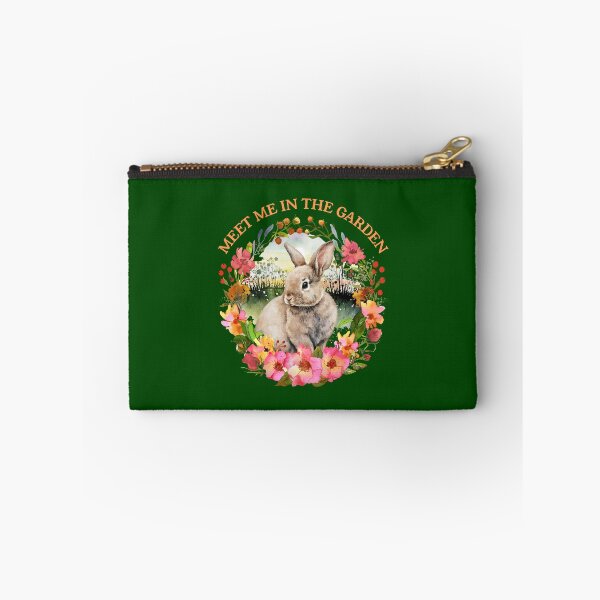 Item preview, Meet Me in the Garden Cute Bunny Rabbit Cottagecore Floral Design designed and sold by Sachie's Studio.