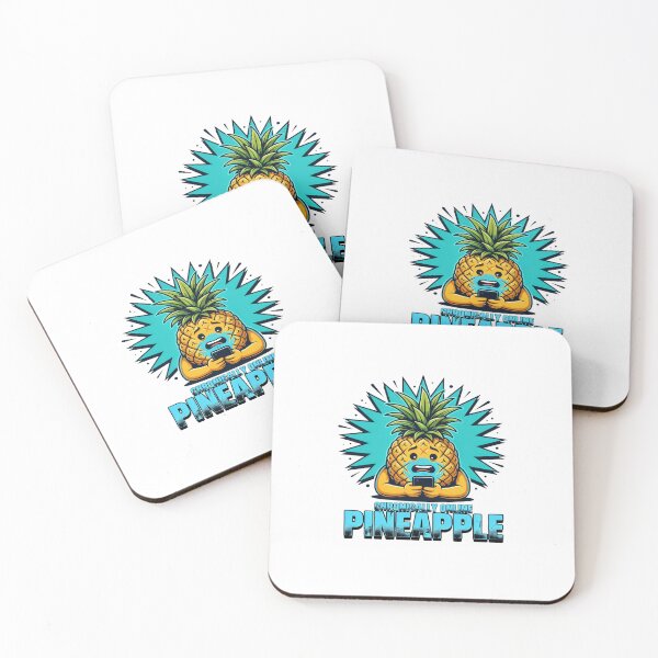 Item preview, Pineapple Constantly Browsing Phone Cartoon designed and sold by ColeLaniTrading.