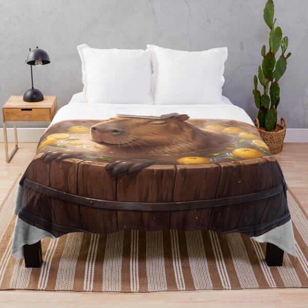 Item preview, Capybara Yuzu Bath Japanese Onsen Hot Spring Spa Day Relaxing designed and sold by WorldShop17.
