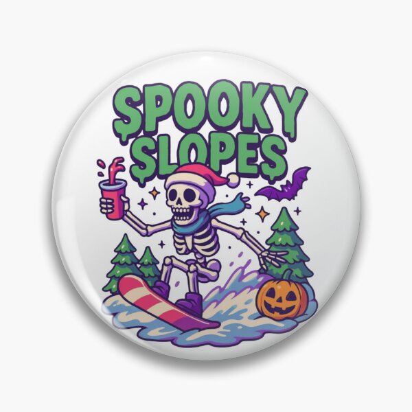 Item preview, Spooky Slopes Skeleton designed and sold by DustyCuriositie.