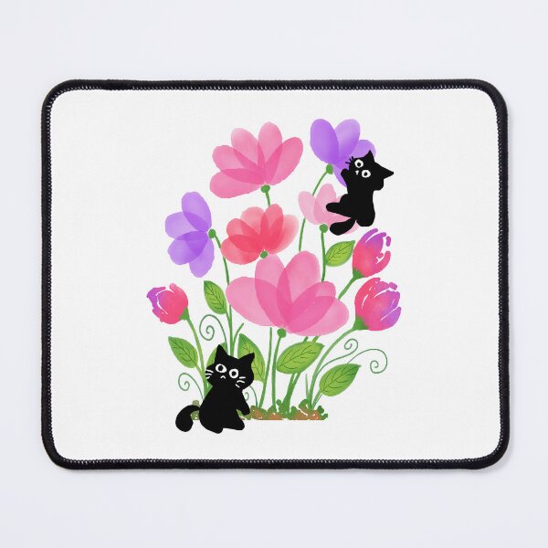 Item preview, Tiny Cats on Flowers designed and sold by CarefulCreation.