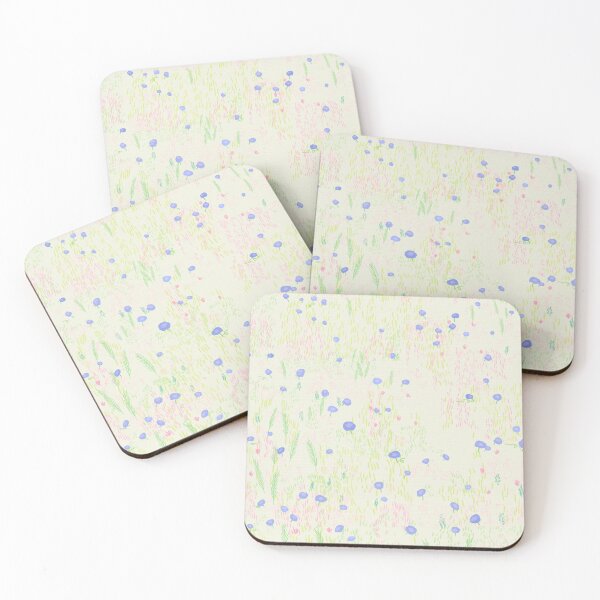 Item preview, Pastel Wildflower Meadow Pattern | Cottagecore Floral Design | Soft Spring Botanical Print designed and sold by NicoleBellal.