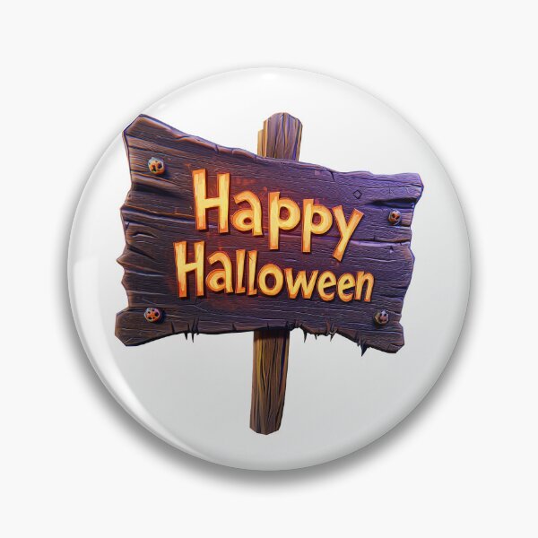 Item preview, Happy Halloween Wooden Sign Decoration designed and sold by سله أرت.