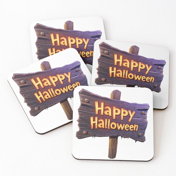 Item preview, Happy Halloween Wooden Sign Decoration designed and sold by     Sela Art .
