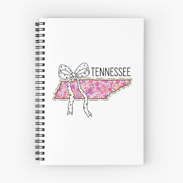 Item preview, Cute Tennessee Floral Map Graphic Coquette Bow Design designed and sold by Paper Drip.