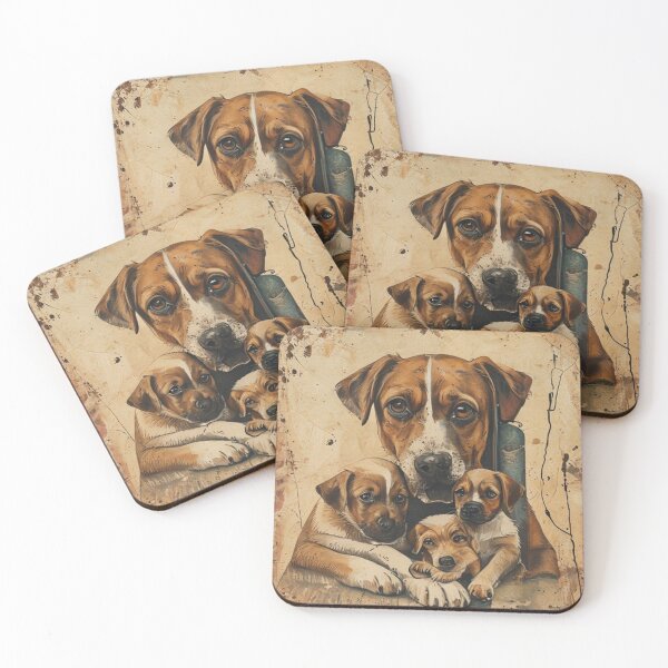 Item preview, Rescue Dog Mom Vintage Style designed and sold by Vault9000.