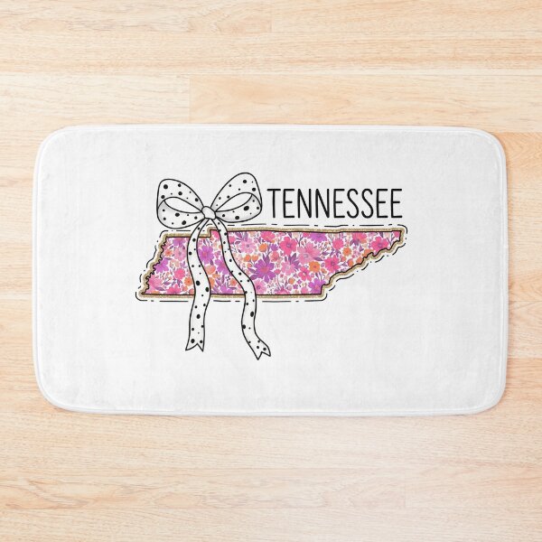 Item preview, Cute Tennessee Floral Map Graphic Coquette Bow Design designed and sold by Paper Drip.