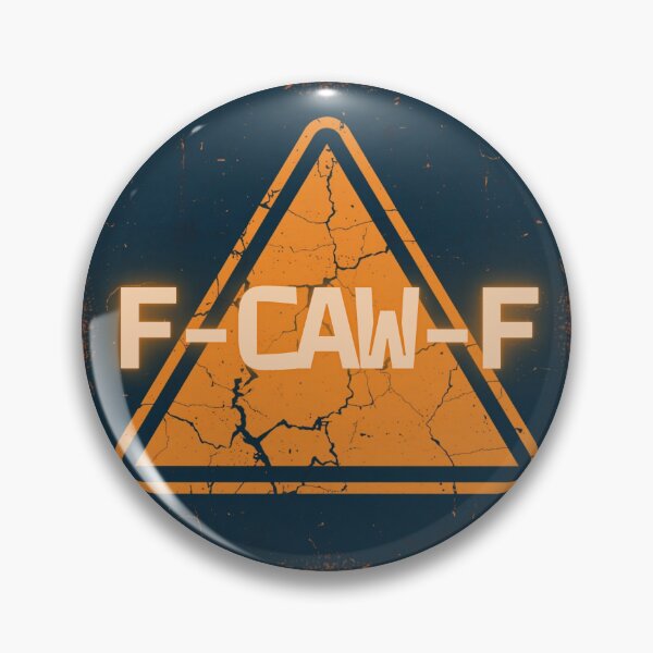 Item preview, F-CAW-F Industrial Triangle Logo | Minimal Urban Graphic designed and sold by Biedroneczka.
