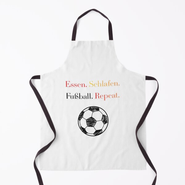 Artikelvorschau, Essen Schlafen Fußball Repeat Lustiges Fußball Shirt entworfen und verkauft von PakiInGermany.