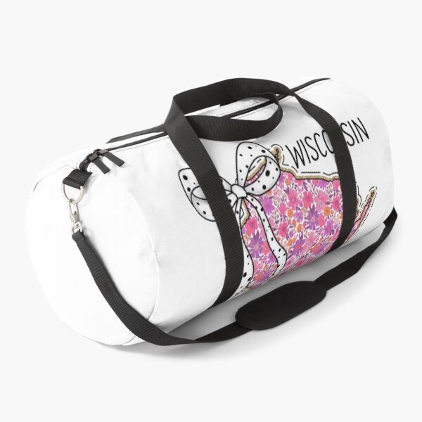 Item preview, Cute Wisconsin Floral Map Graphic Coquette Bow Design designed and sold by Paper Drip.