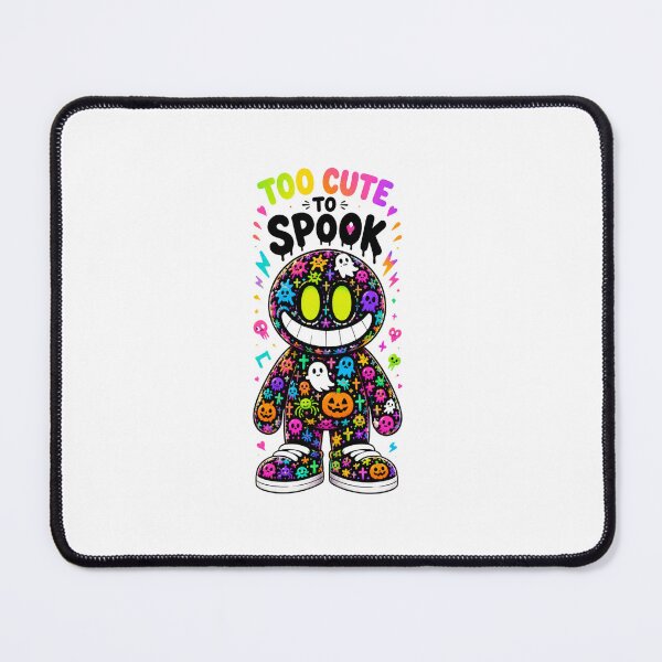 Item preview, Too Cute to Spook – Kawaii Halloween Monster Neon Ghost Pumpkin Cute Spooky Art designed and sold by Ramona-Gliga.