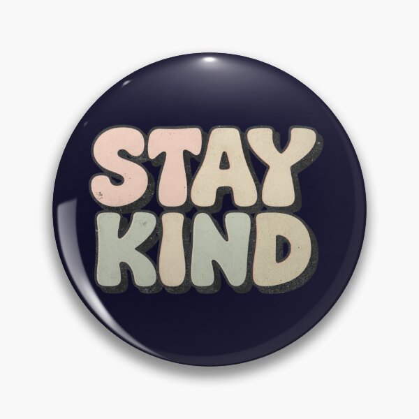 Item preview, Stay Kind - Retro 70s Groovy Typography Aesthetic Design designed and sold by Larams Studio.