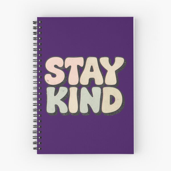 Item preview, Stay Kind - Retro 70s Groovy Typography Aesthetic Design designed and sold by Larams Studio.
