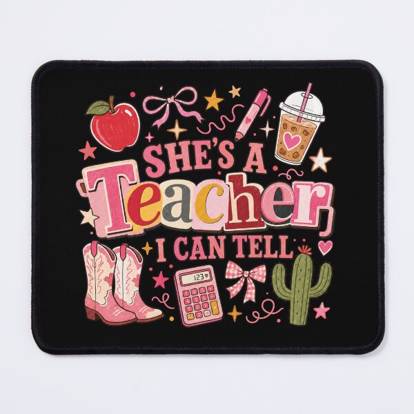 Item preview, Shes A Teacher I Can Tell Western Classroom Art designed and sold by sentfromemily.