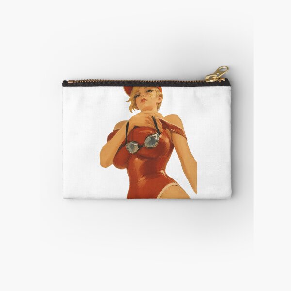 Item preview, Vintage Lifeguard Pin Up Girl | Retro Summer Beach Original Illustration designed and sold by Cosplayvintage.