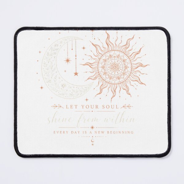 Item preview, Let Your Soul Shine From Within | Boho Sun Moon Mandala T-Shirt designed and sold by CalmMandala.