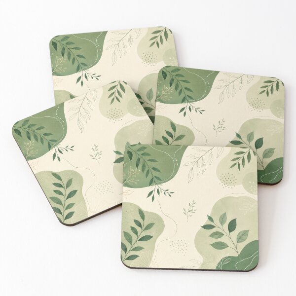 Item preview, Sage & Cream Botanical Abstract designed and sold by WhiteMuse.