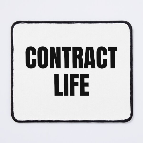 Item preview, Contract Life (Black) designed and sold by ShipCrewNation.
