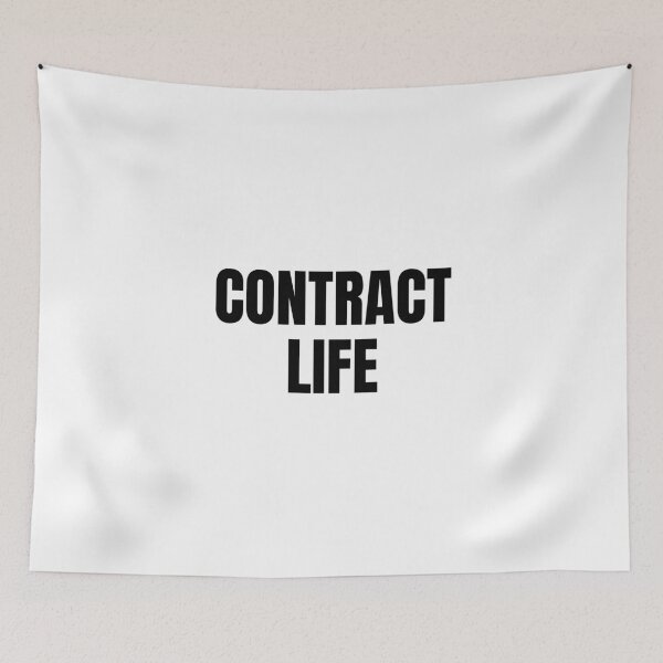 Item preview, Contract Life (Black) designed and sold by ShipCrewNation.